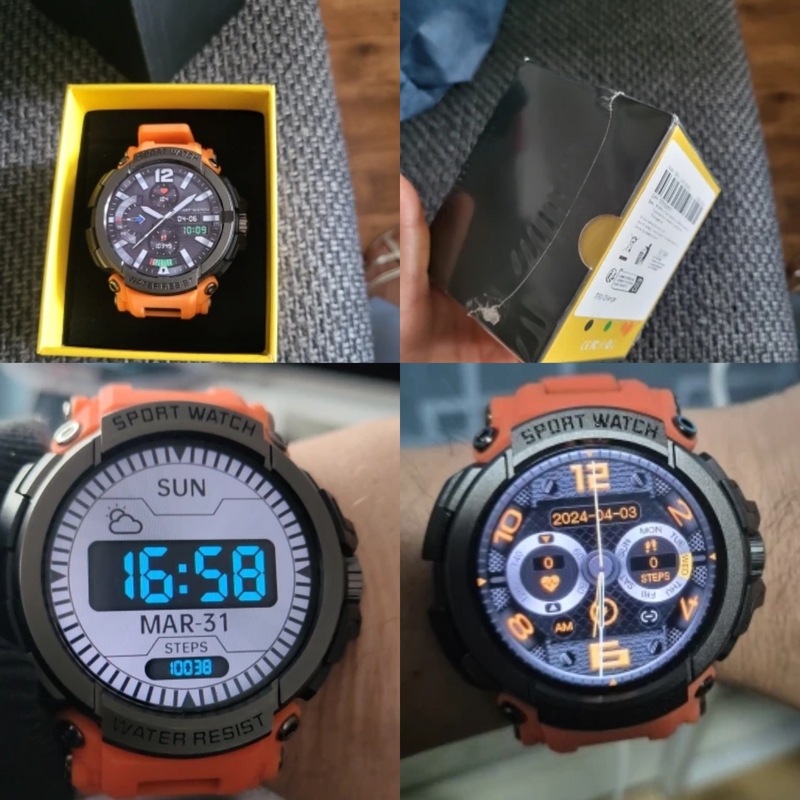 SmartWatch Inteligente Ultra Force Tela Amoled Gigante (Cód. 932547GS)