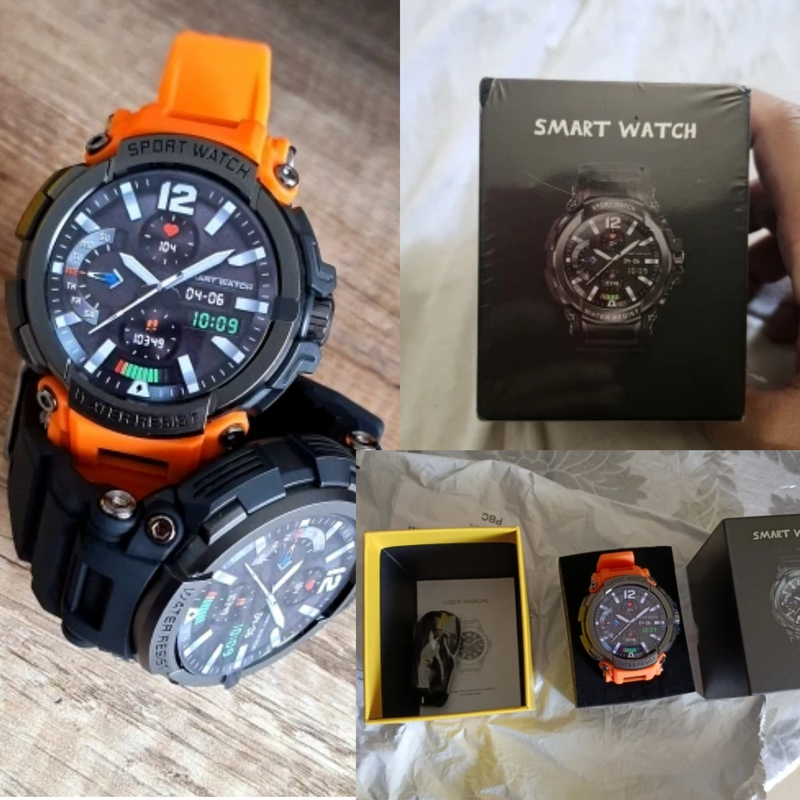 SmartWatch Inteligente Ultra Force Tela Amoled Gigante (Cód. 932547GS)