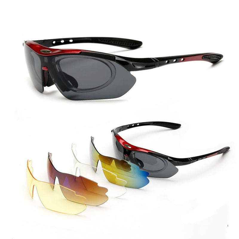 Óculos Bike Kit 5 Lentes Unissexy Multicolor Ulta Bike (Cód. 27092021GS)