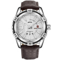 Relógio Confidence Sport Fino Naviforce Pulseira em Couro (Cód. 341432020GS)