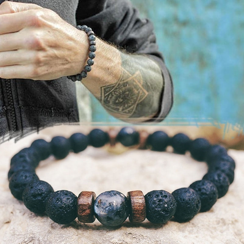 Pulseira Masculina Pedra da Lua