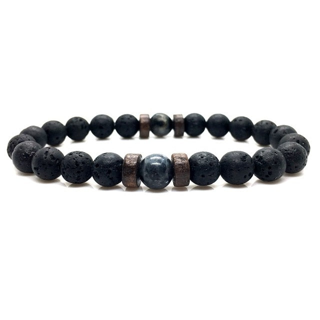 Pulseira Masculina Pedra da Lua