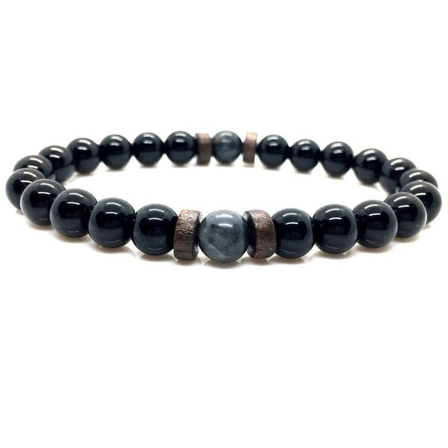 Pulseira Masculina Pedra da Lua